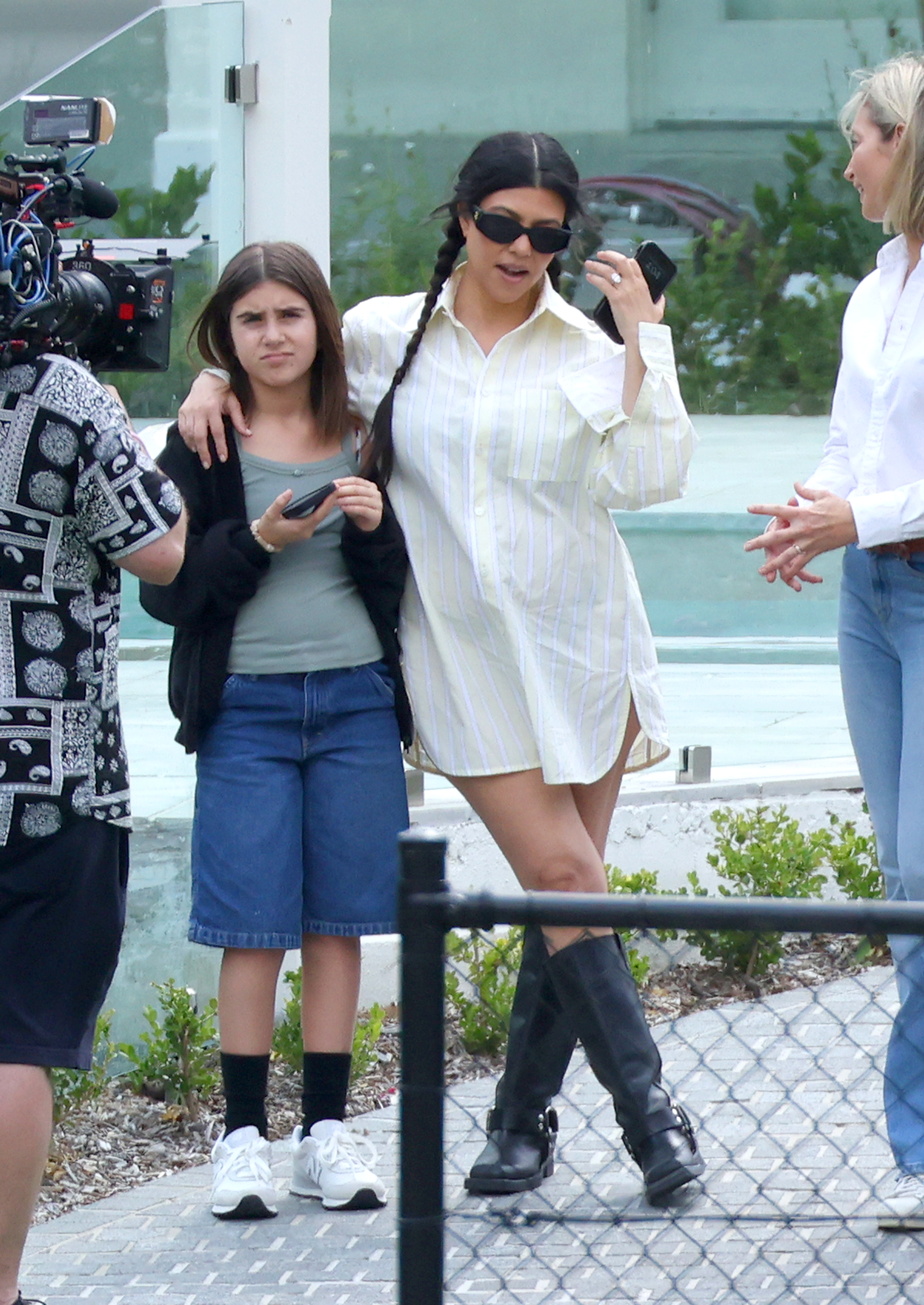Earlier that day, Kourtney, Penelope, and Reign spent Valentine's Day feeding horses and playing tennis
