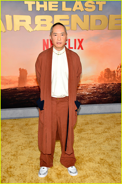 Ken Leung on the Avatar The Last Airbender premiere gold carpet