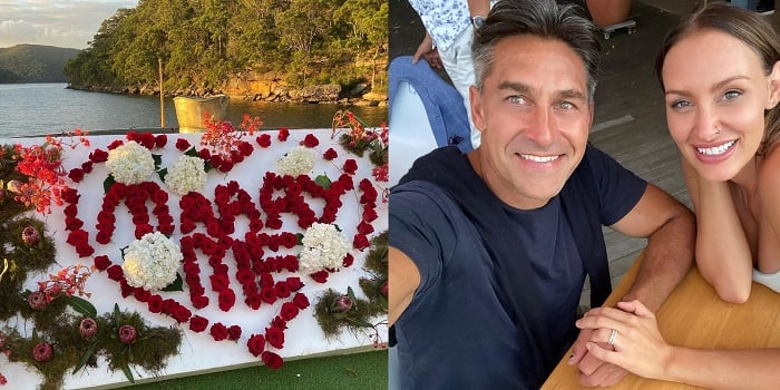 Jamie Durie and Ameka Jane's engagement