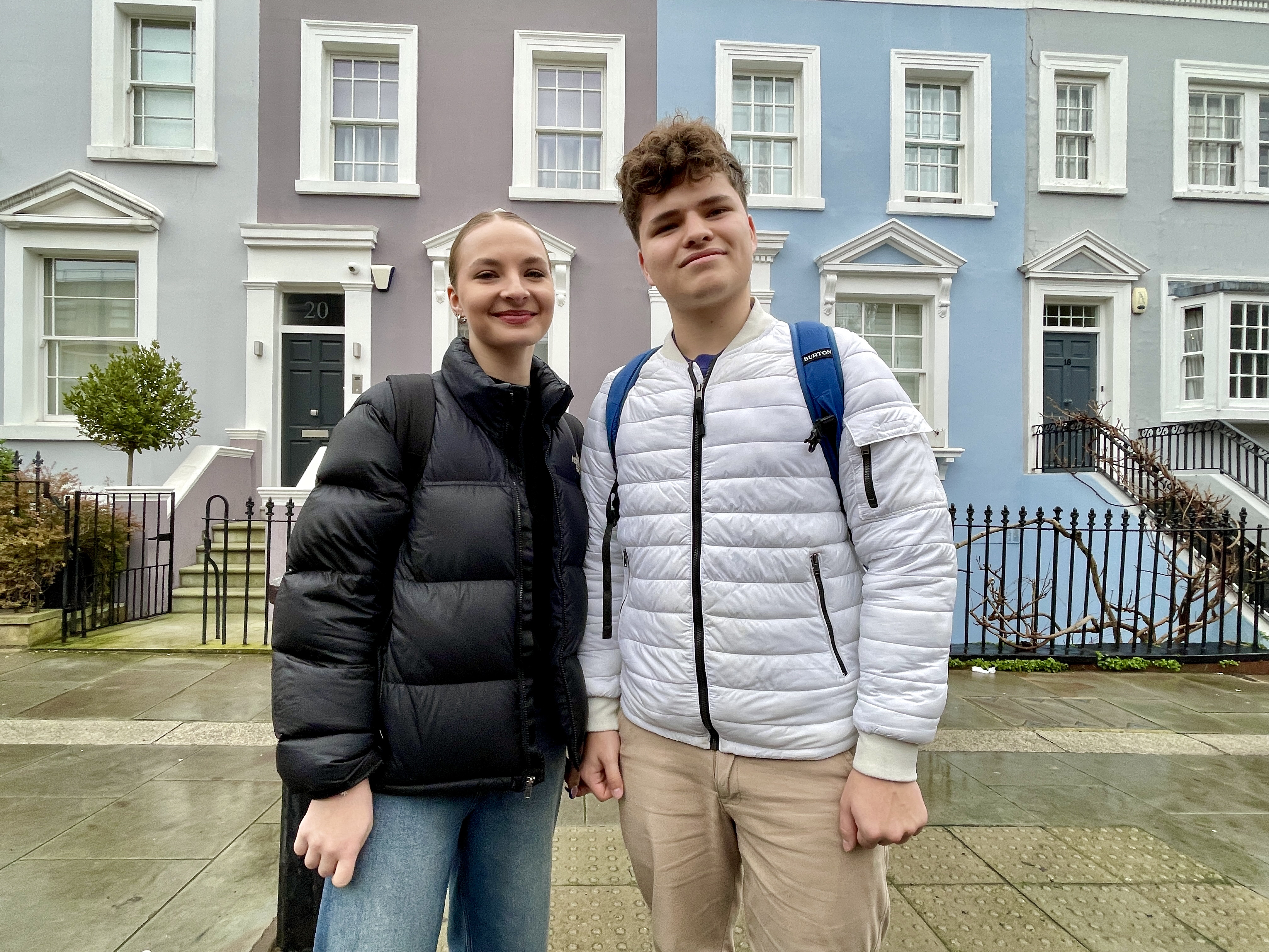 Tourists Aleksandra and Lucas from Poland said going to the village was one of their top priorities while in London