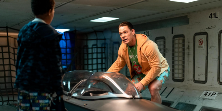 John Cena and Leo Abelo Perry in Fast X (2023)