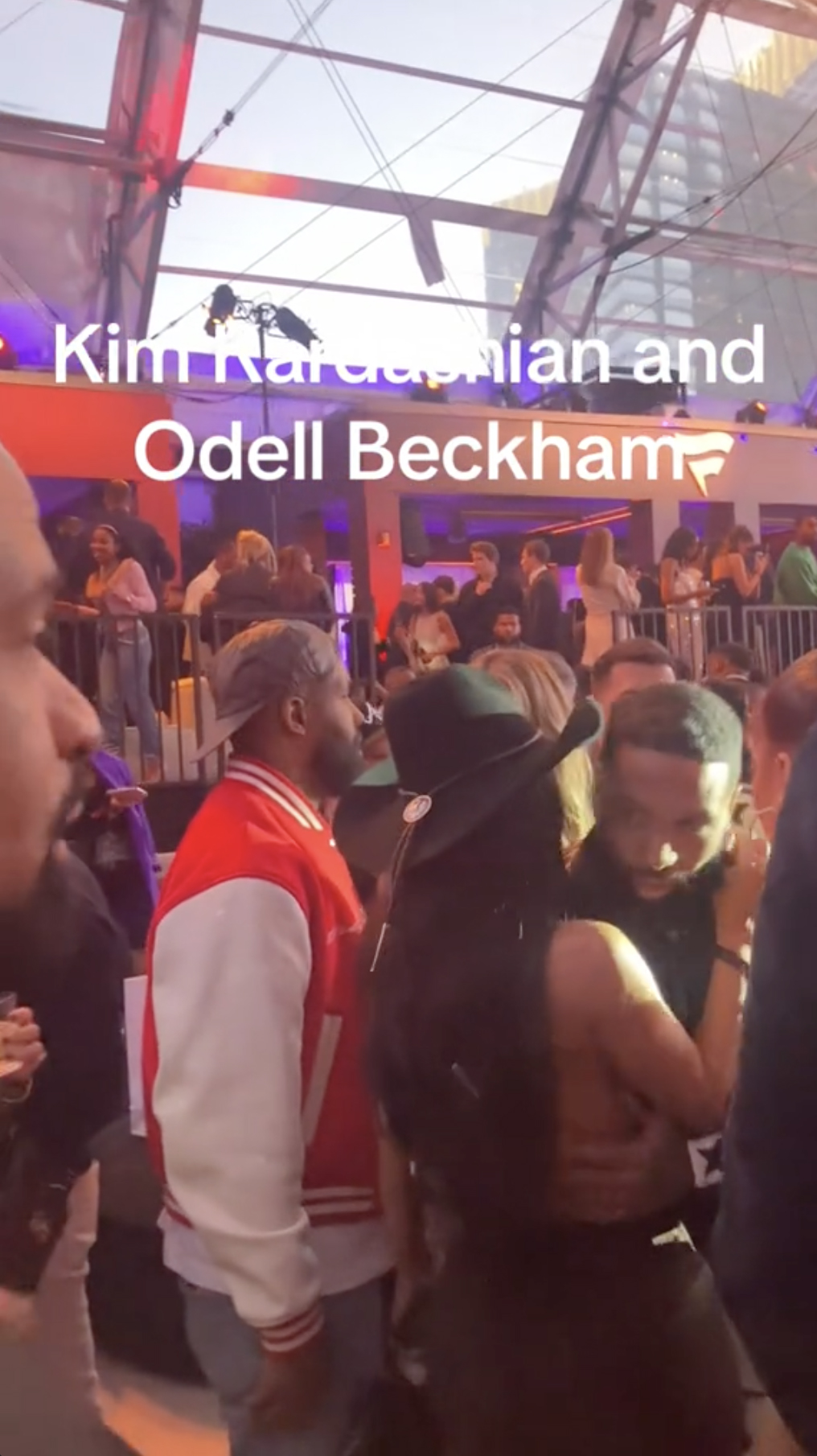 The speculation began after Kim and Odell were spotted together at a party in Las Vegas, Nevada, last week