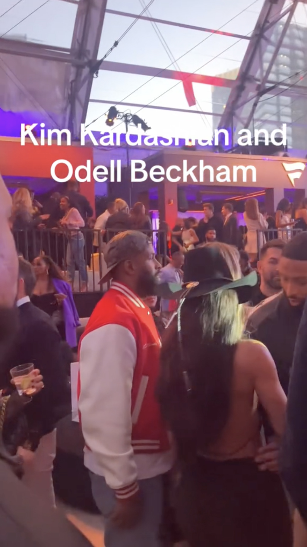 Fans online dubbed Kim and Odell's interaction as 'awkward'