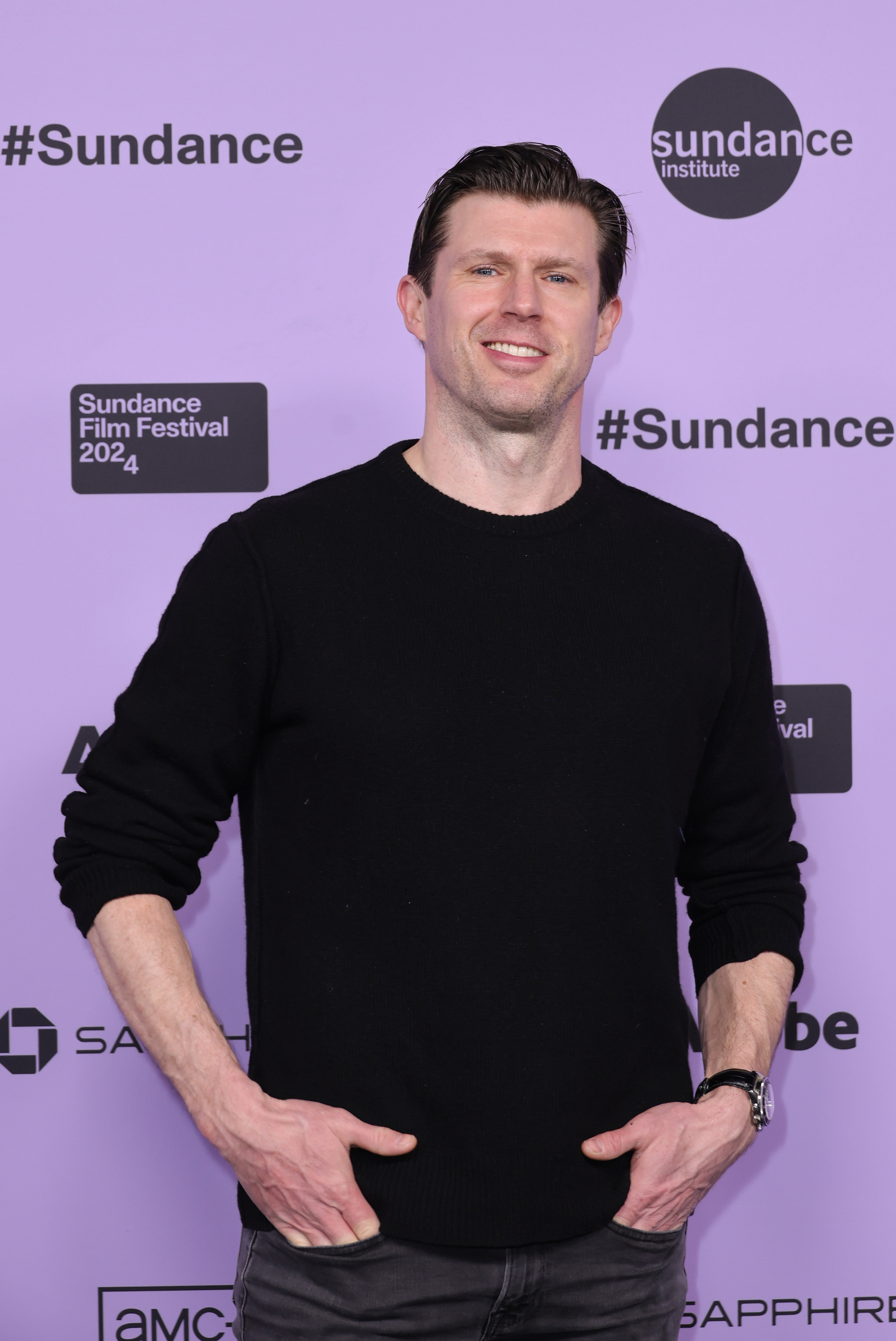 Matthew Reeve at the Super/Man: The Christopher Reeve Story Premiere during the 2024 Sundance Film Festival at The Ray Theatre on January 21, 2024, in Park City, Utah