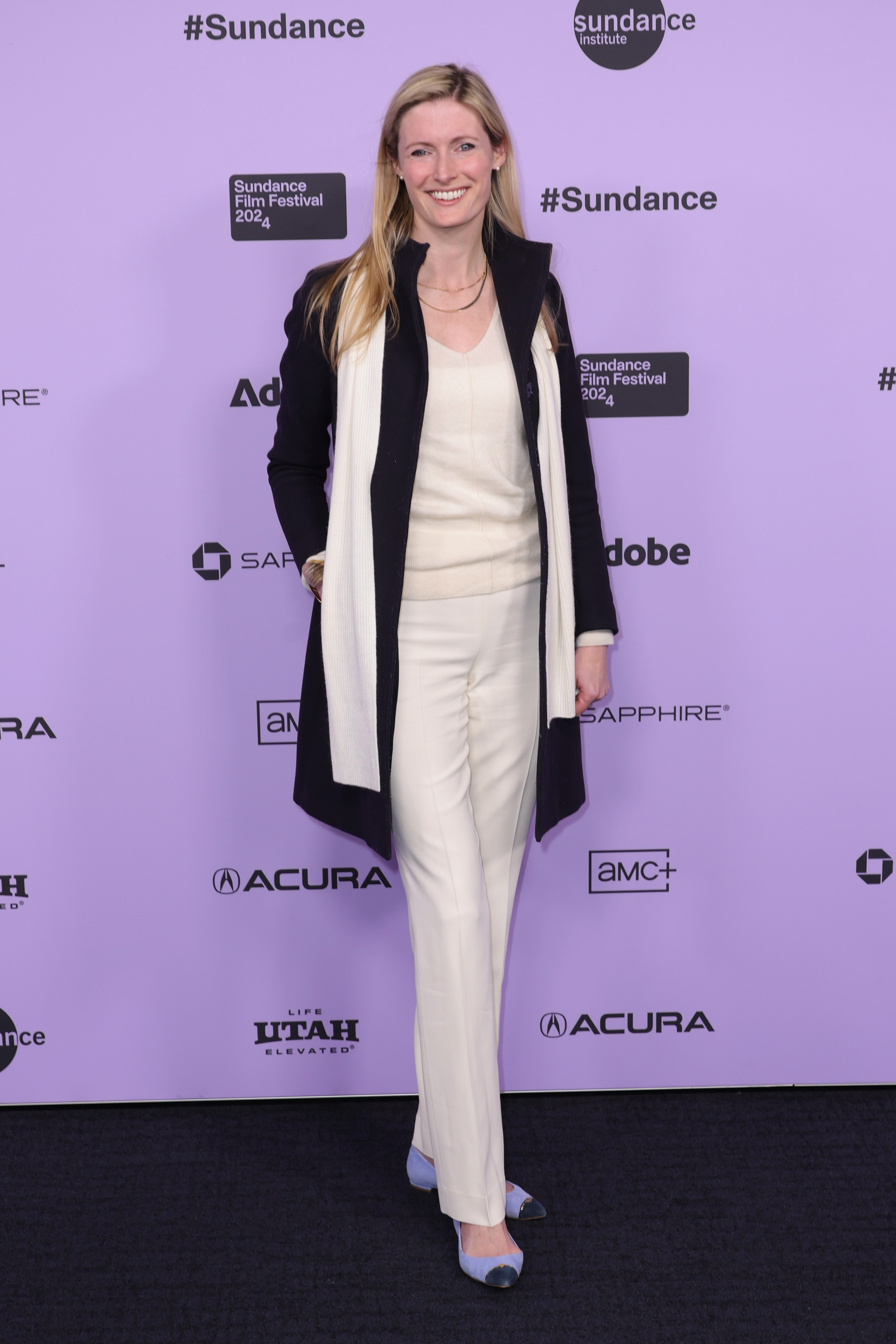 Alexandra Reeve Givens at the Super/Man: The Christopher Reeve Story Premiere during the 2024 Sundance Film Festival at The Ray Theatre on January 21, 2024