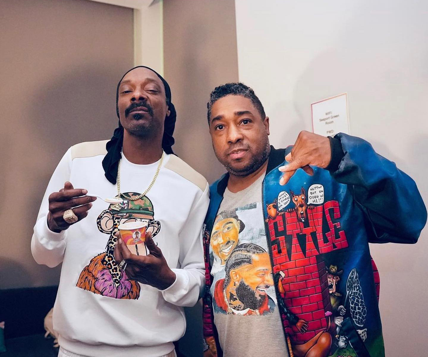 Snoop shared the tragic news on social media