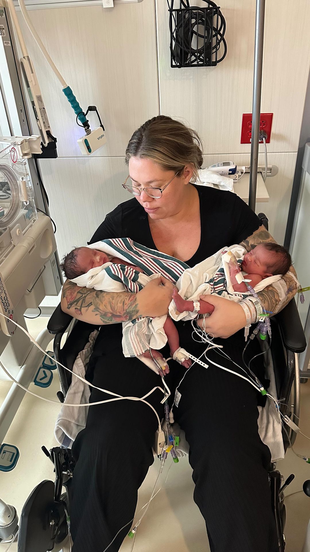 The Teen Mom alum welcomed twins in November, though she didn't confirm the news until last month