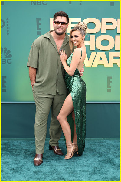 Scheana Shay and Brock Davies on the Peoples Choice Awards carpet