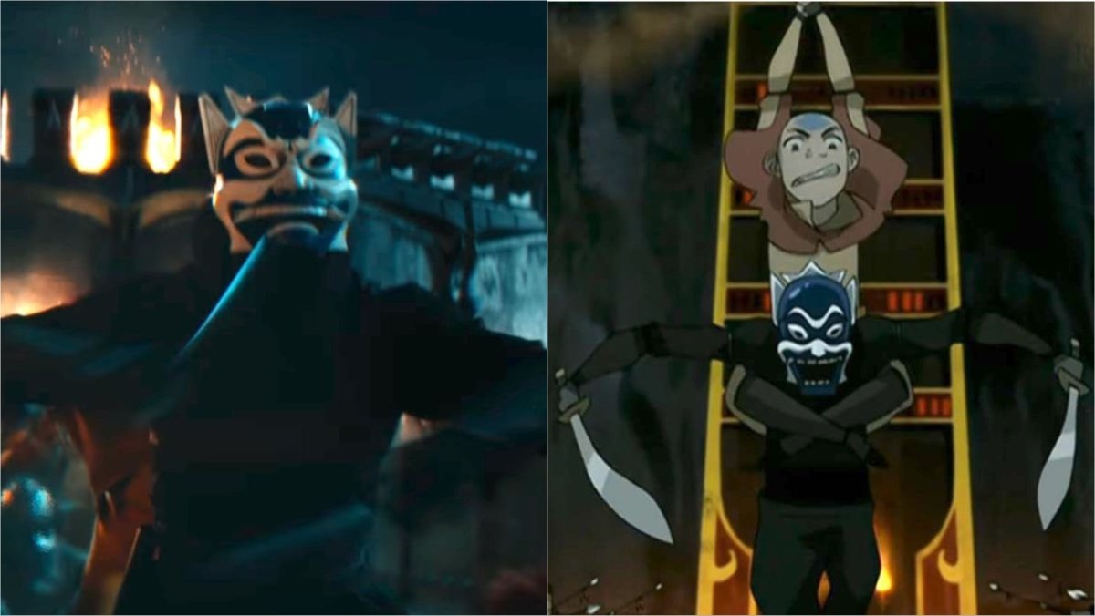 Avatar the Last Airbender Masks episode adapts blue spirit cartoon episode