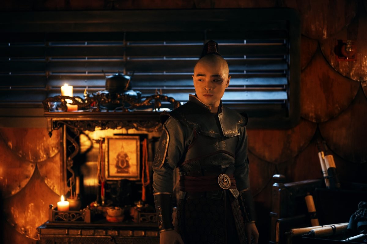 Dallas Liu as Prince Zuko first look photo from Netflix live action avatar the last airbender series