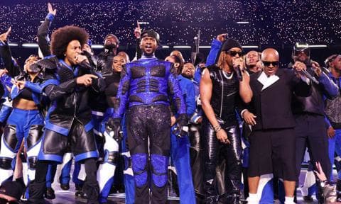 Usher's Super Bowl halftime performance
