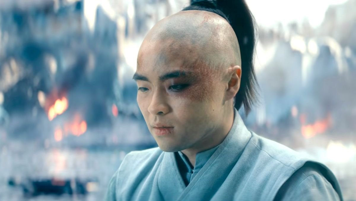Zuko at the end of season of of the live-action Avatar played by Dallas Liu (2)