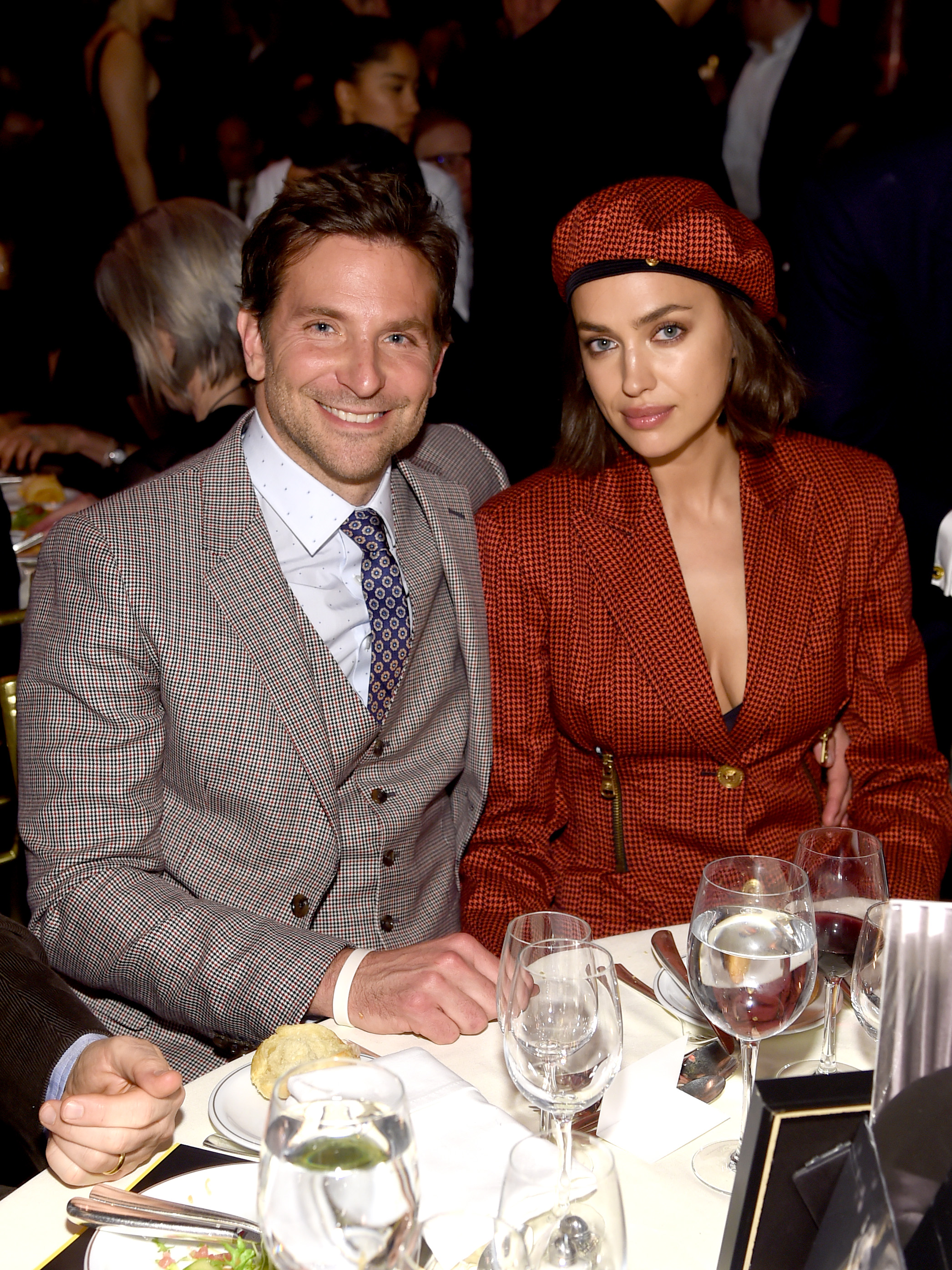 Bradley Cooper and Irina Shayk attend The National Board of Review Annual Awards Gala at Cipriani 42nd Street on January 8, 2019, in New York City