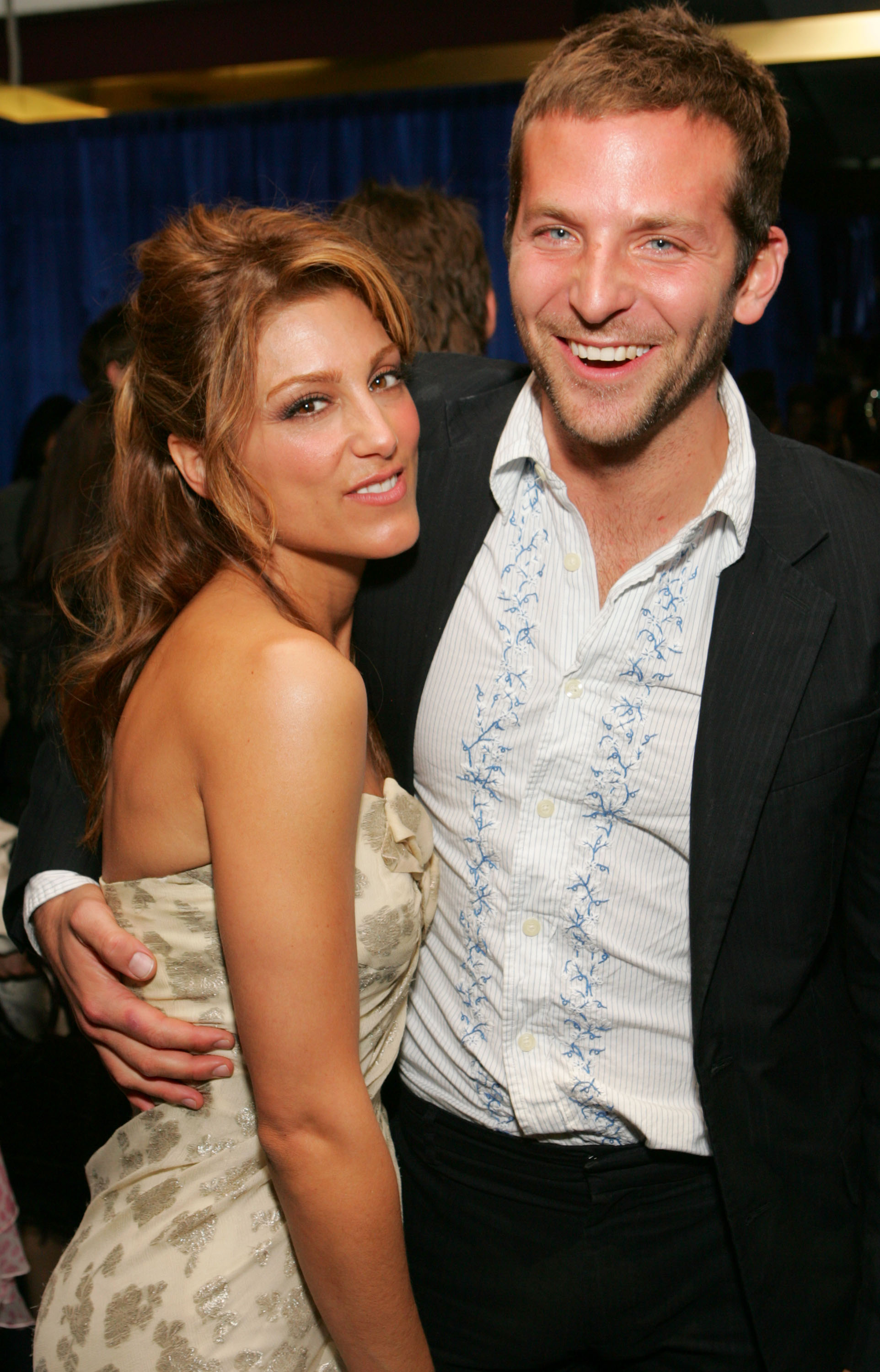 Jennifer Esposito and Bradley Cooper at a 2006 Golden Globes after party