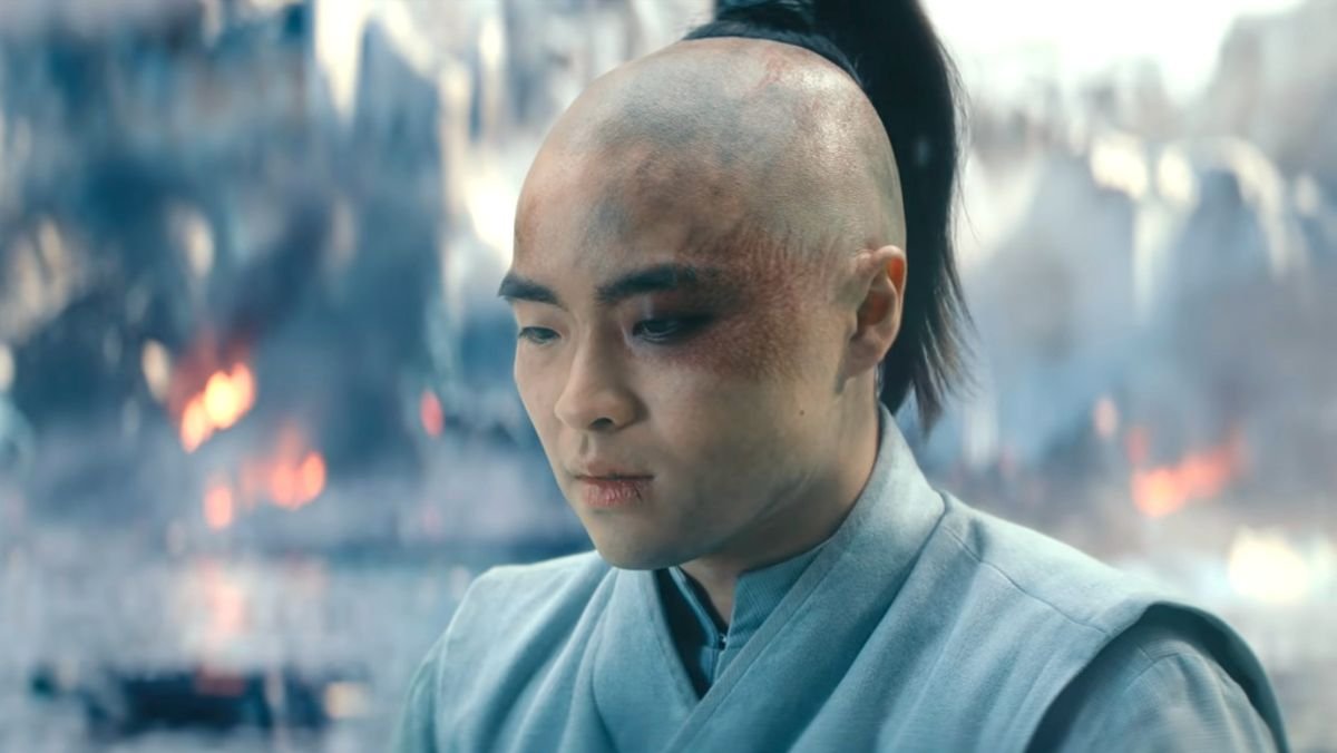 Zuko at the end of season of of the live-action Avatar played by Dallas Liu (1)