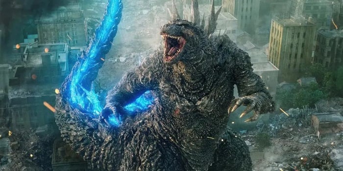 Godzilla in the Japanese version