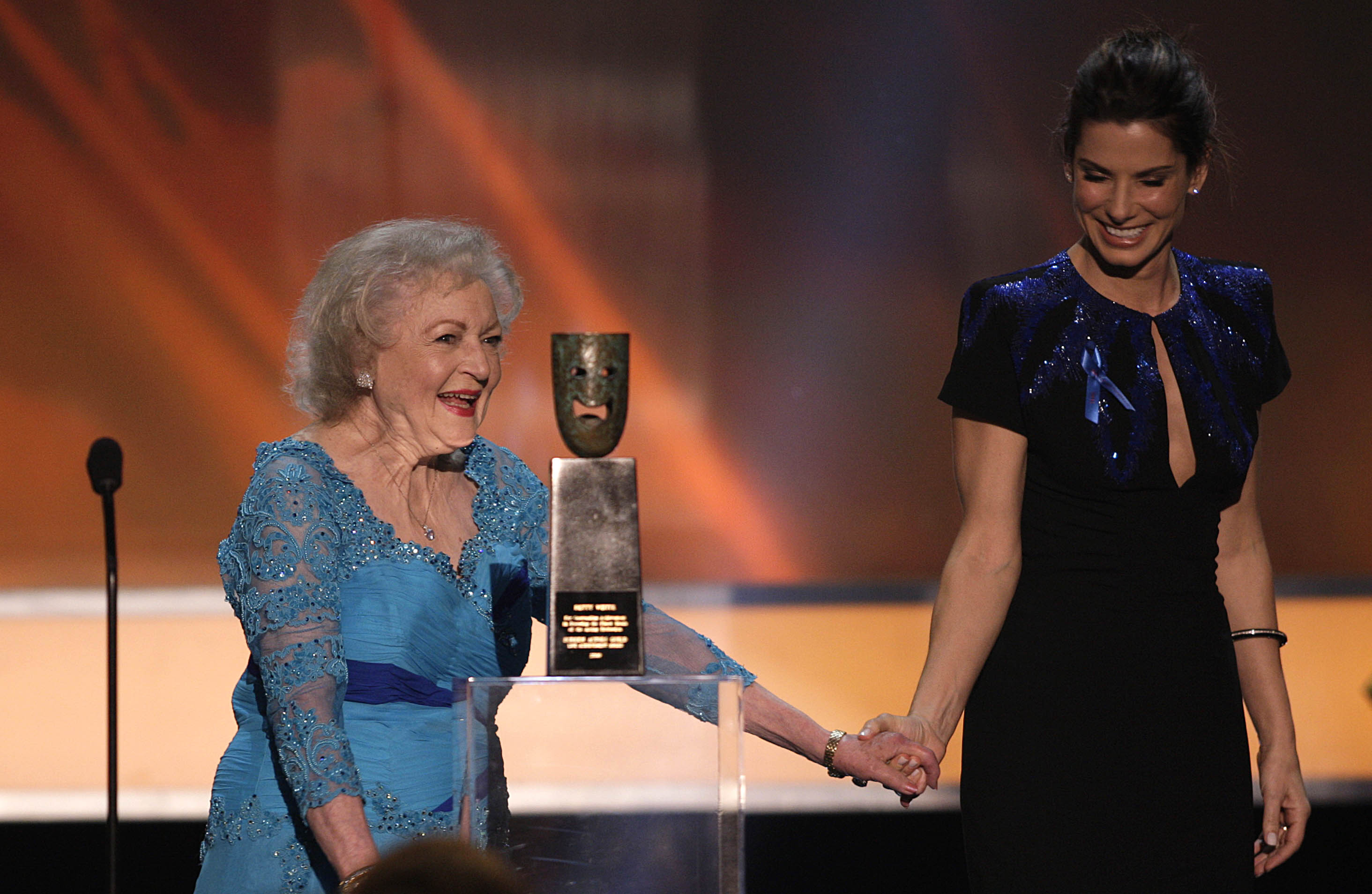 In 2010, Betty White received the SAG Lifetime Achievement Award