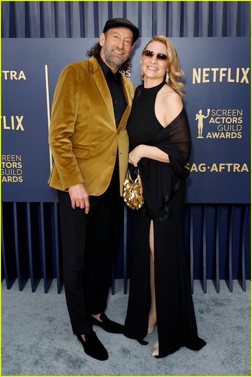Troy Kotsur and wife Deanne at the SAG Awards