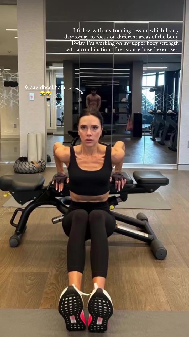 The star often shares pictures of herself working out
