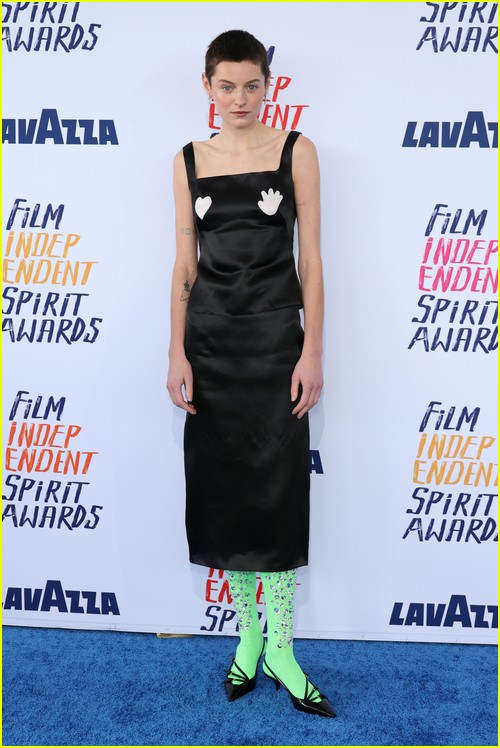 Emma Corrin (A Murder at the End of the World) at the Spirit Awards 2024