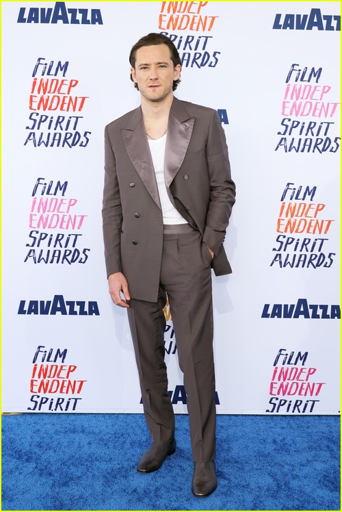 Lewis Pullman (Lessons in Chemistry) at the Spirit Awards 2024
