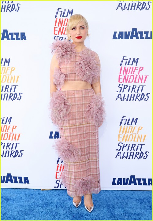 Zoe Lister-Jones (Slip) at the Spirit Awards 2024