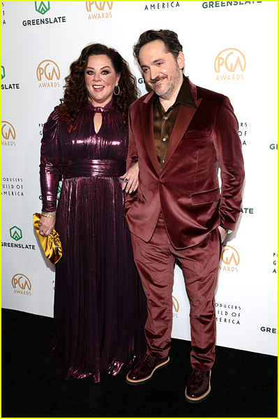 Melissa McCarthy and Ben Falcone at the Producers Guild Awards