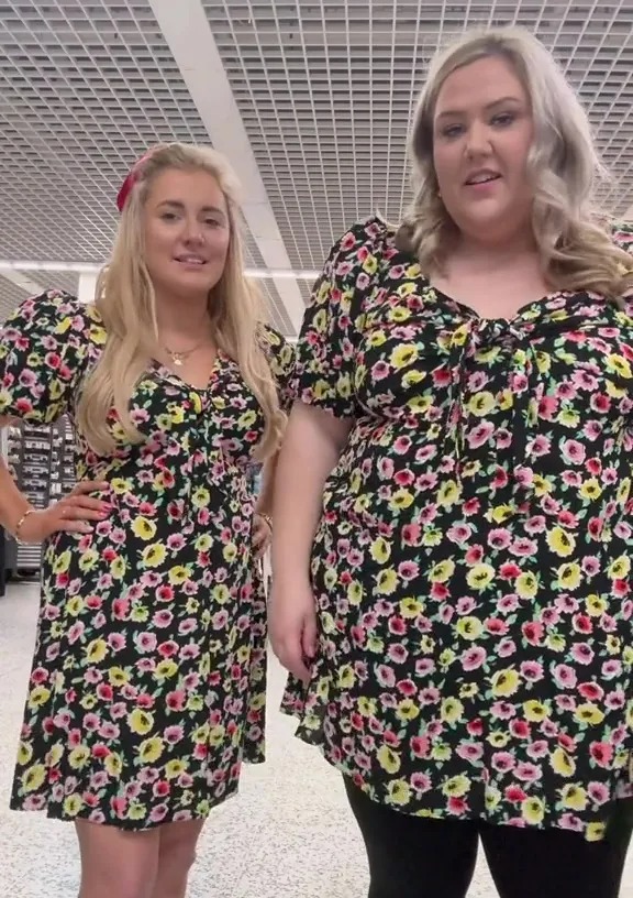 Laura Adlington and Lottie Drynan were left with mixed reviews with the Asda items - and although they were impressed with the dresses, a biker jacket left them baffled