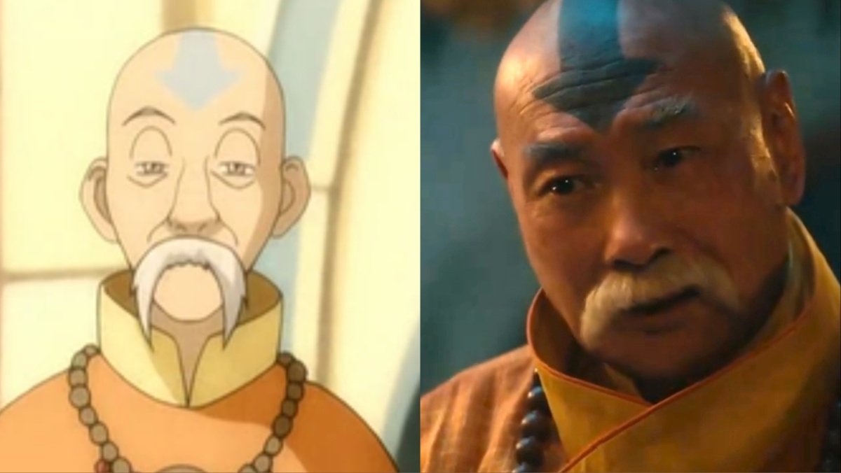 Monk Gyatso Netflix and cartoon version