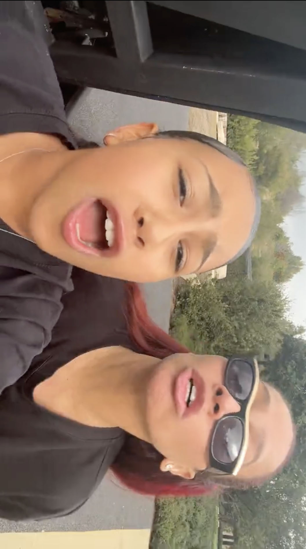North and La La belted out the lyrics to the 10-year-old's Talking/Once Again verse in unison