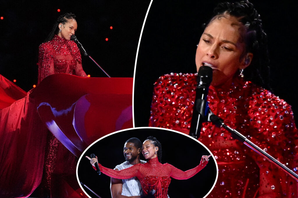 Alicia Keys' voice crack seemingly edited out of Super Bowl 2024 halftime show