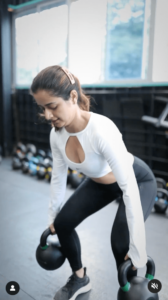 Ashika Ranganath in Two-Piece Workout Gear Shares Exercise Routine "From Glam to Grind"
