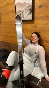 Ashley Graham went on a skiing trip in Switzerland
