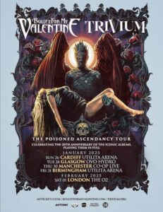 BULLET FOR MY VALENTINE And TRIVIUM Announce 2025 'The Poisoned Ascendancy' World Tour