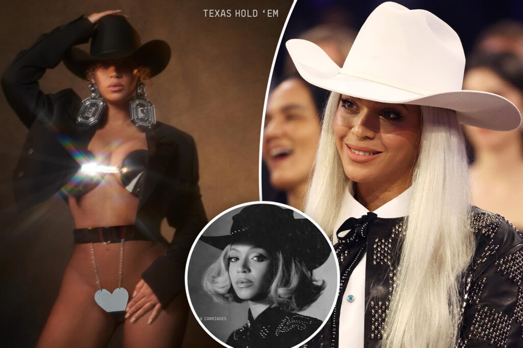 Beyonce first black woman with No. 1 country song for 'Texas Hold 'Em'