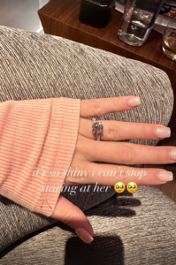 Brielle Biermann engagement ring