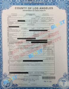 Carl Weathers Death Certificate