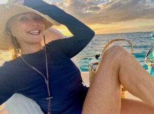 Christie Brinkley showed off her incredible figure while celebrating her 70th birthday on a yacht