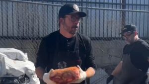 Dave Grohl Spent Super Bowl Barbecuing For the Homeless