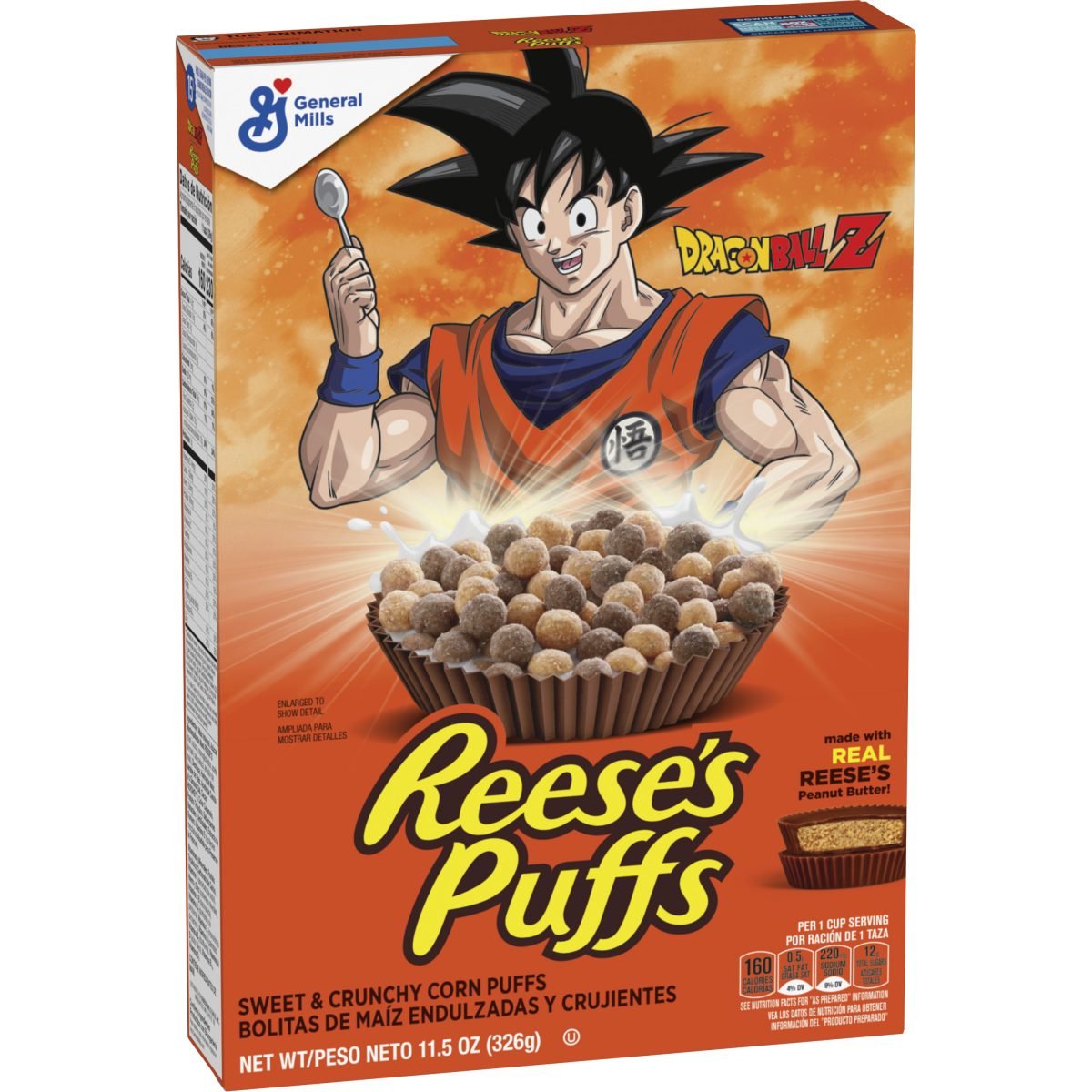 Reeses Puffs Box Goku