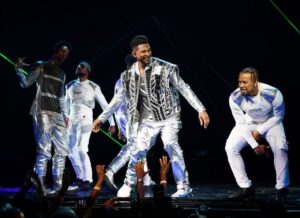 Usher performs at the grand opening of his Vegas residency at The Colosseum at Caesars Palace on July 16, 2021.
