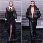 Gigi Hadid & Solange Knowles' Son Julez Smith Hit the Runway for Versace Fashion Show in Milan