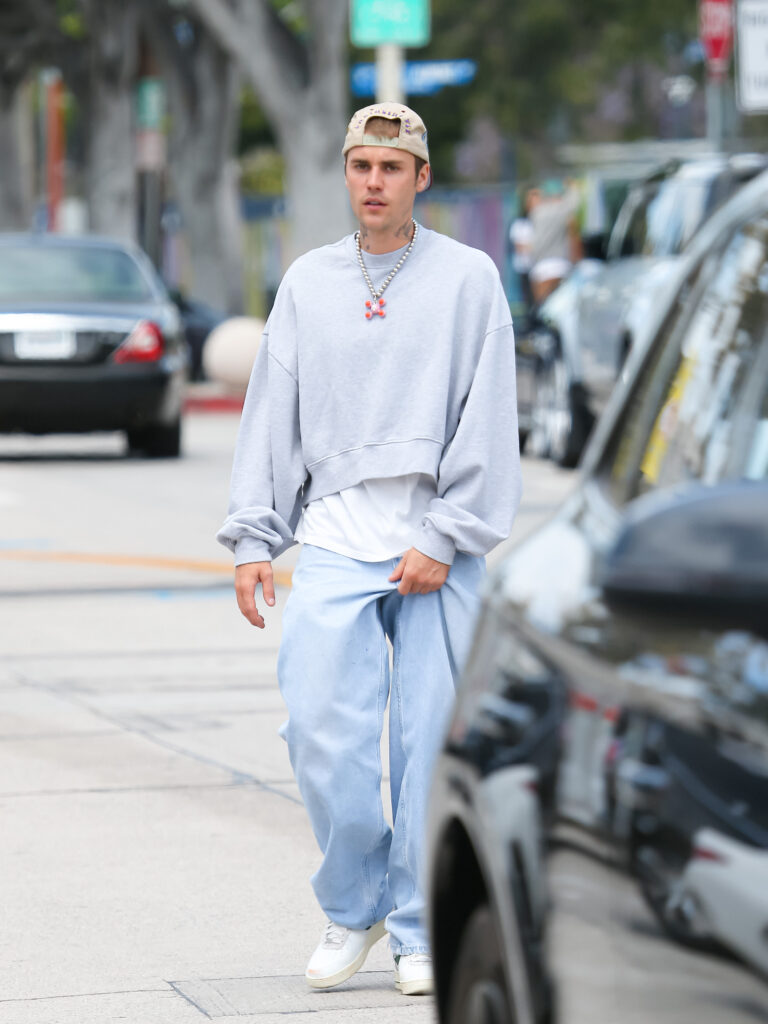 Justin Bieber spotted out and about during his walk in June 2023