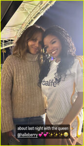 Halle Berry and Halle Bailey