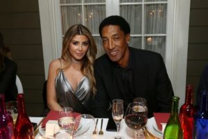 Larsa Pippen and Scottie Pippen at an event in 2018