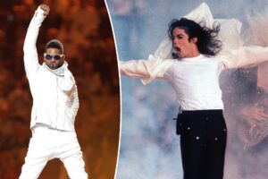 How Usher's Super Bowl halftime show was inspired by Michael Jackson