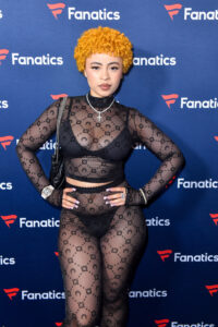 Ice Spice was blasted by fans for her clothing and actions at the Super Bowl