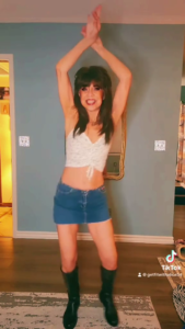 Ally is never happier than when she is dancing on Tiktok