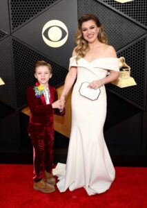 Kelly Clarkson attended the 2024 Grammy Awards