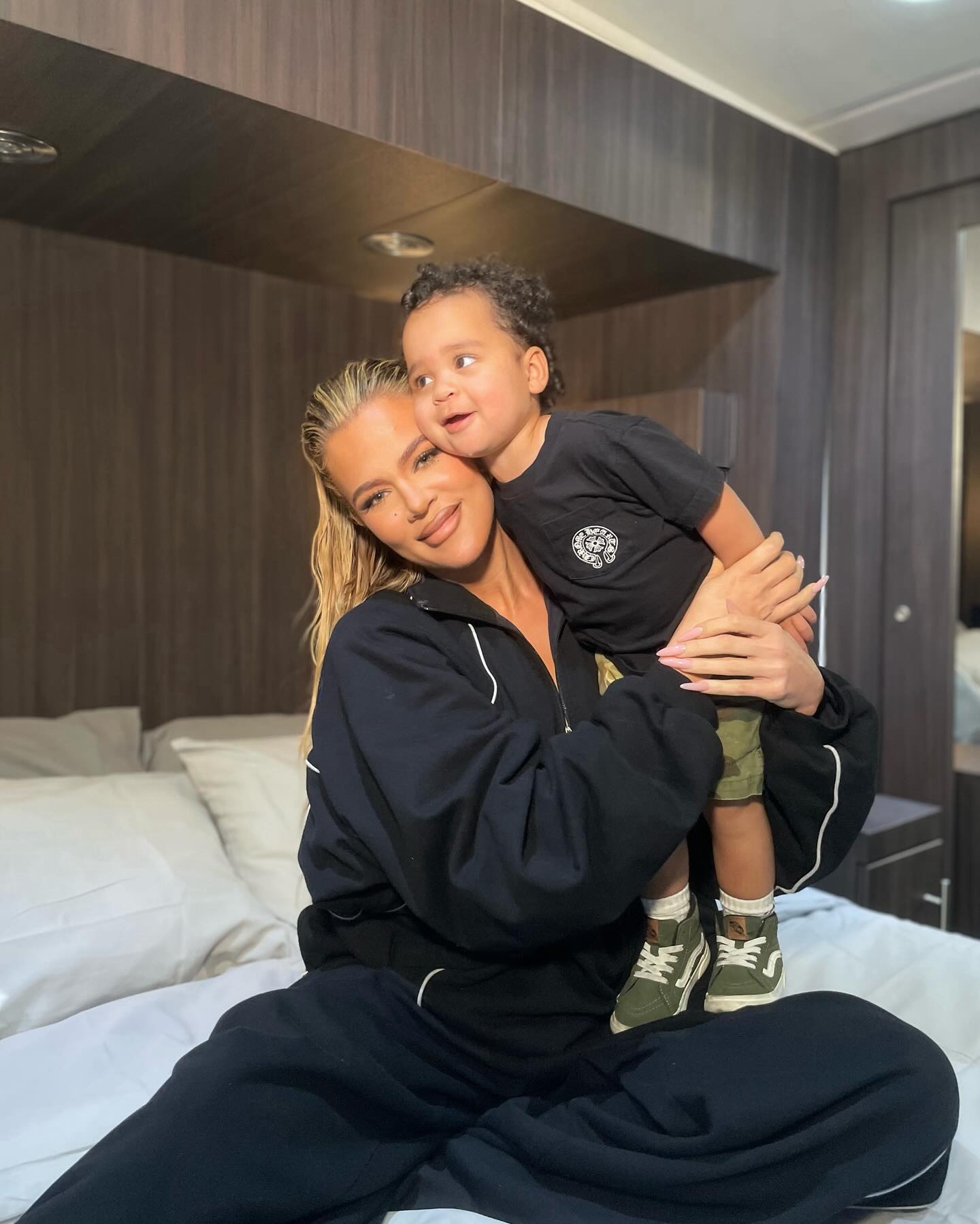 Khloe Kardashian's son Tatum, 1, looks ‘so grown up’ as duo cuddle in ...